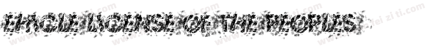 ehicle License of the Peoples Repub字体转换